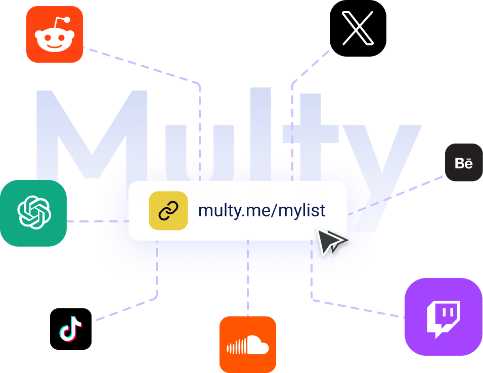 multy links to a lot of websites